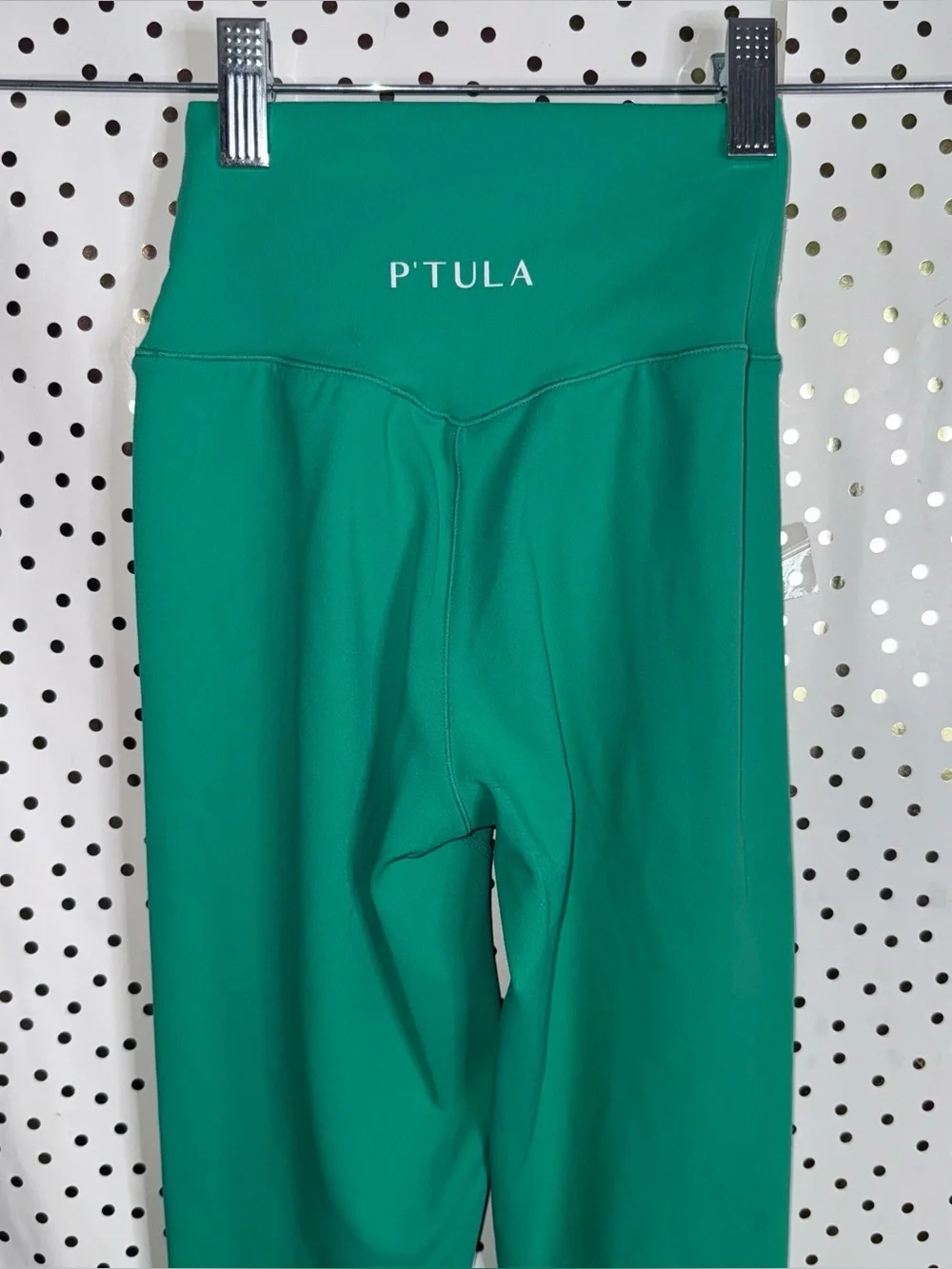 P'tula High-Waist Emerald Green Leggings
